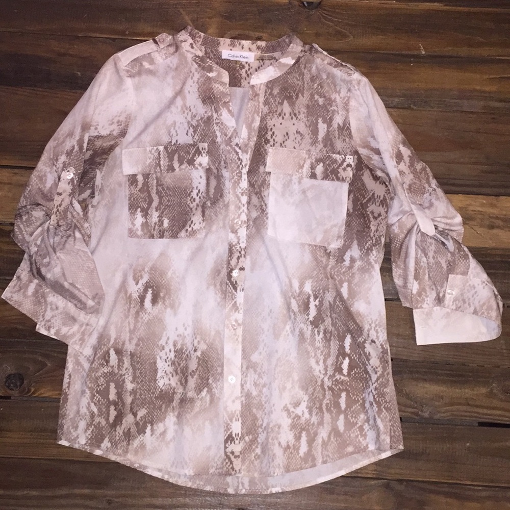 Calvin Klein Blouse Medium